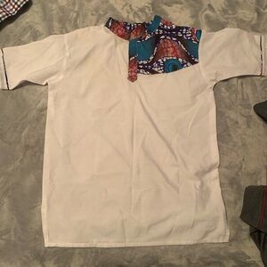 Custom made stylish shirt with abstract design